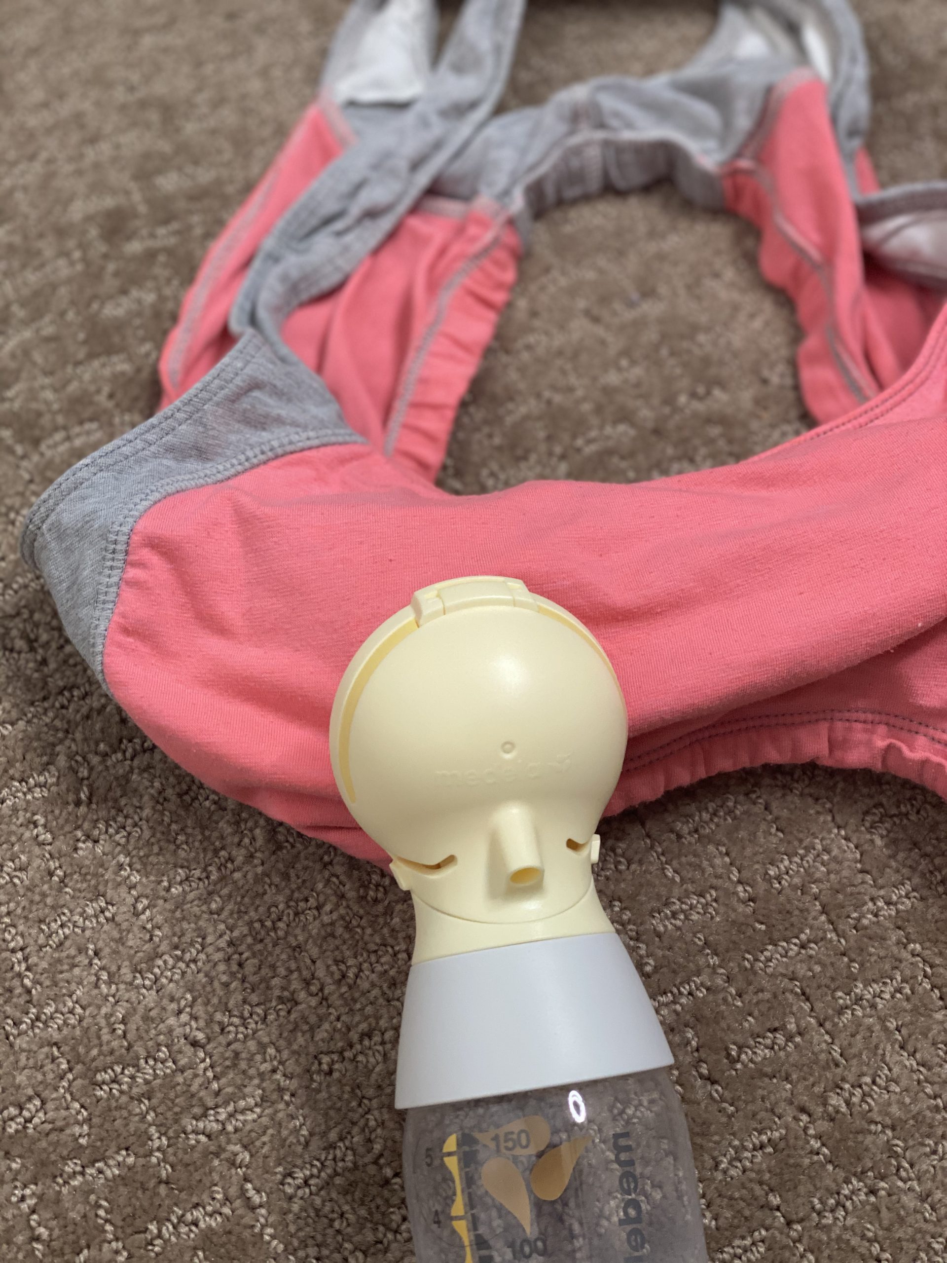 DIY Hands Free Pumping Bra 