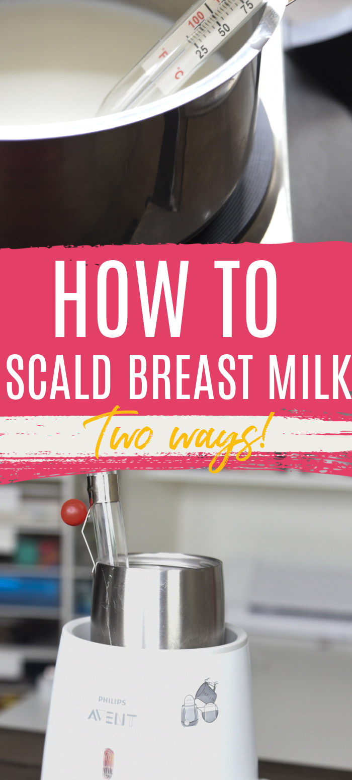 If you discovered your milk has high lipase, here are two simple ways to scald breast milk using the stove top or a bottle warmer.