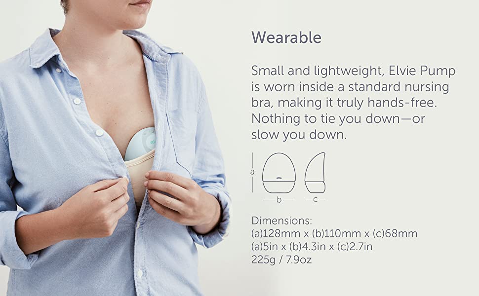 The Elvie Hands Free Breast Pump