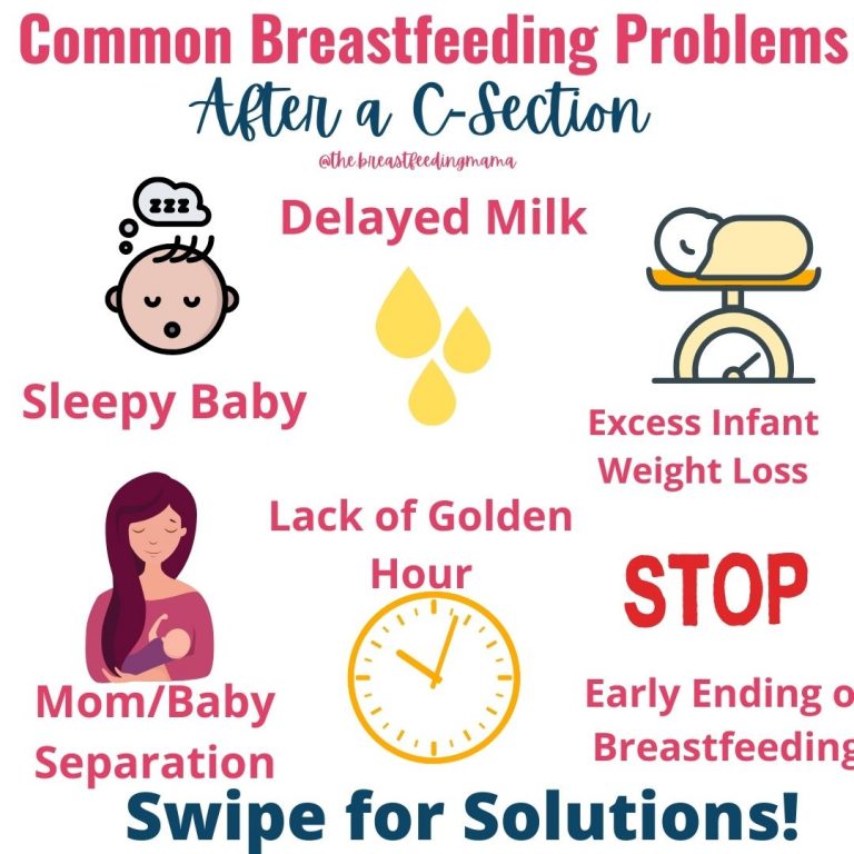 8 Breastfeeding Problems After a C-Section (And What You Can Do!)