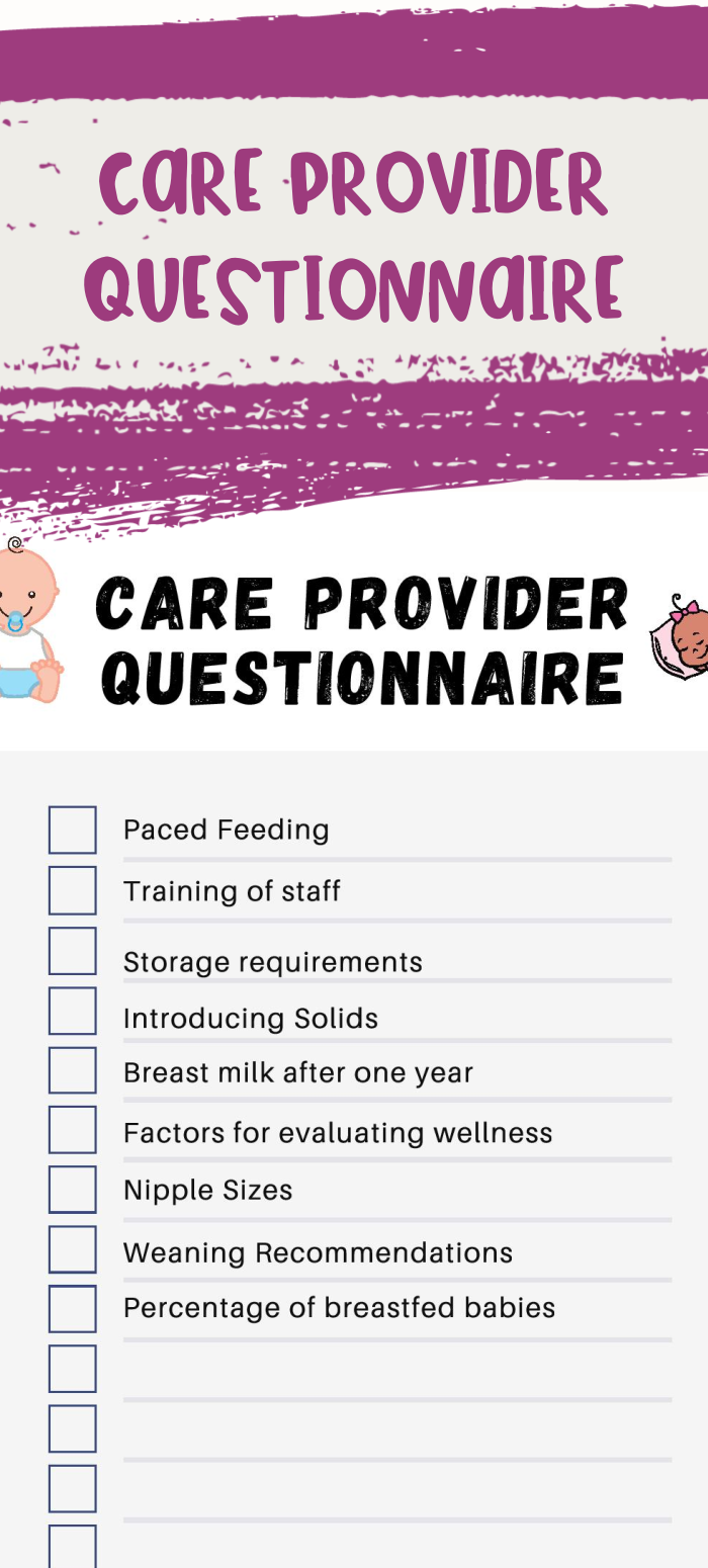 Care Provider Questionnaire