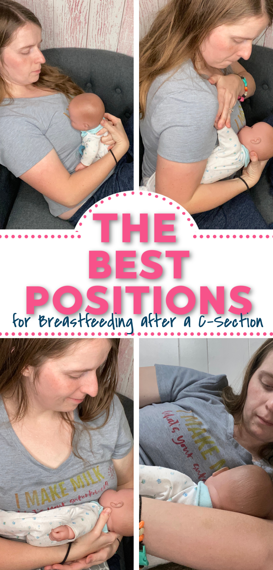 Breastfeeding after a c-section might require a little bit of extra help when it comes to getting comfortable. Here are the best c-section breastfeeding positions to help ease discomfort and pain!