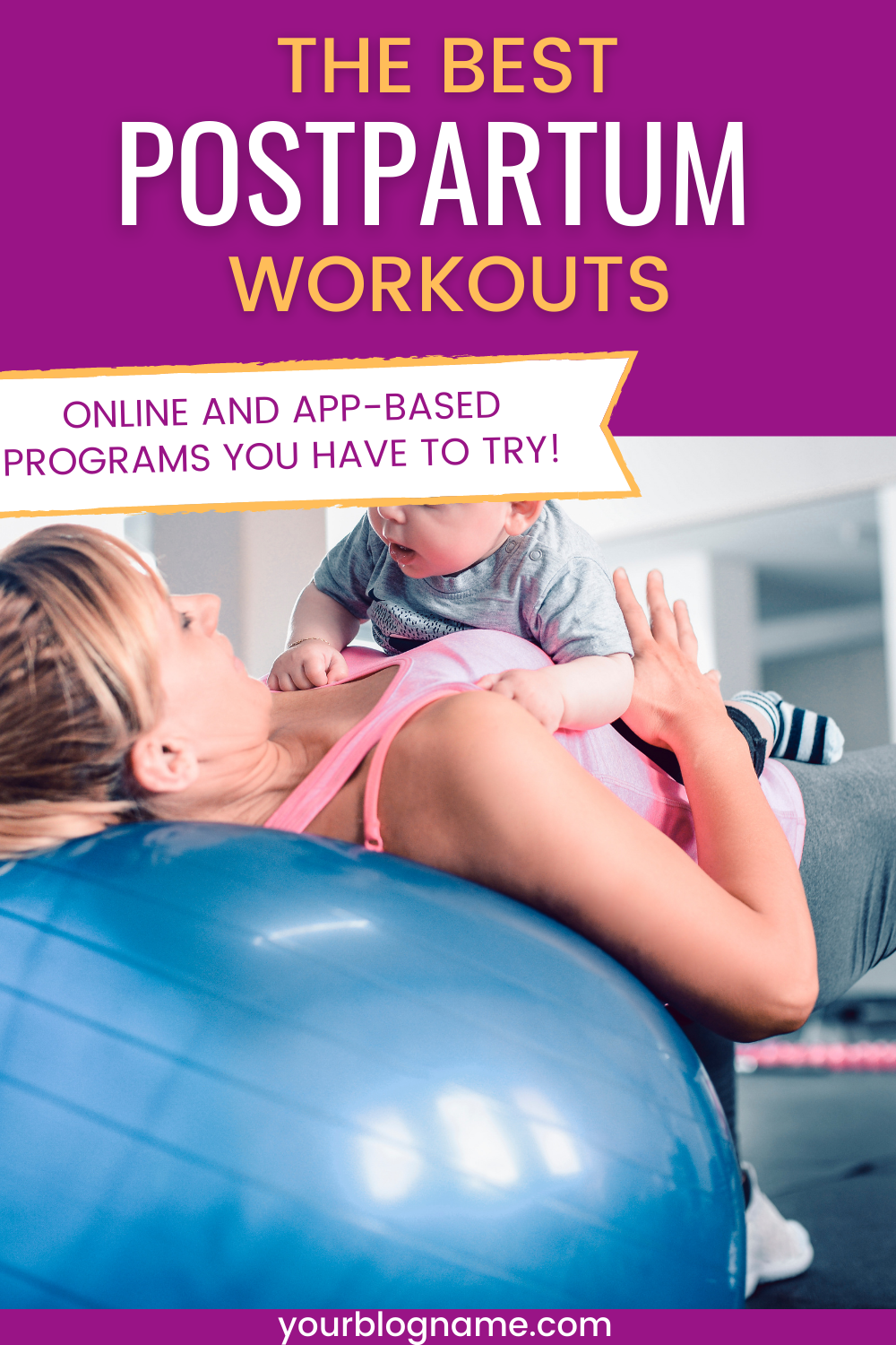 Looking for a little motivation for getting back into a fitness routine after pregnancy? Here is a list with the best online postpartum workouts available for new moms!