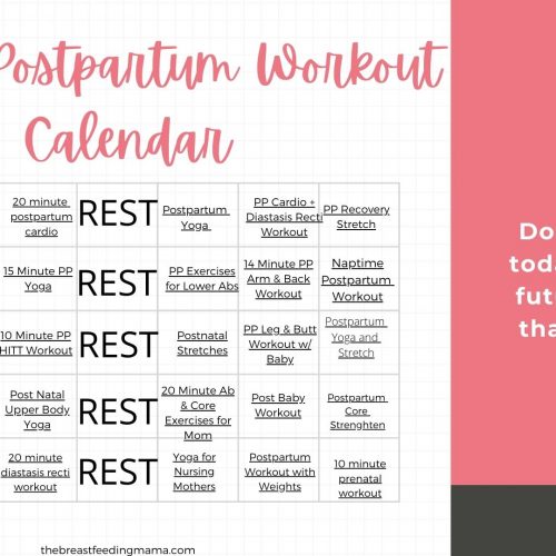 Free 30 Day Postpartum Workout Plan