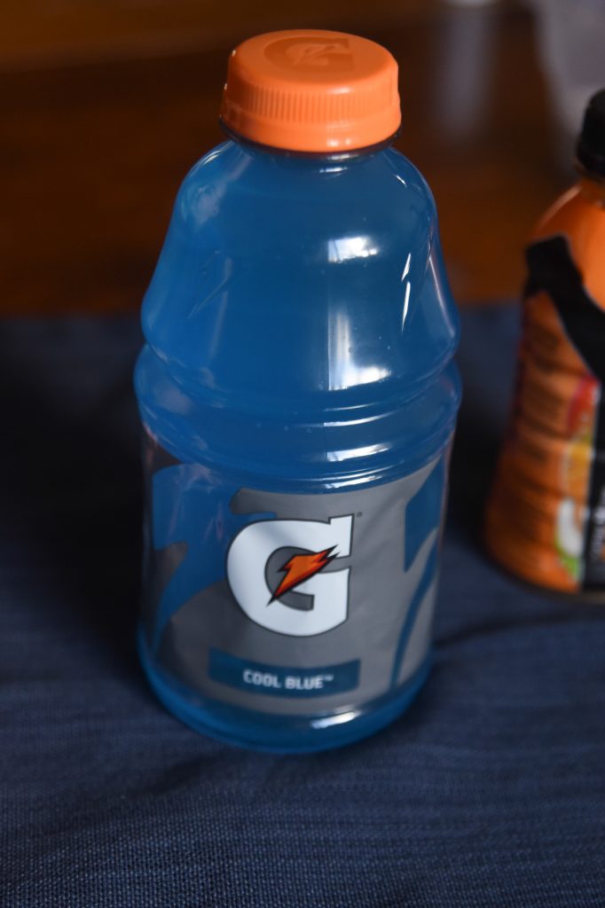 blue gatorade for milk supply