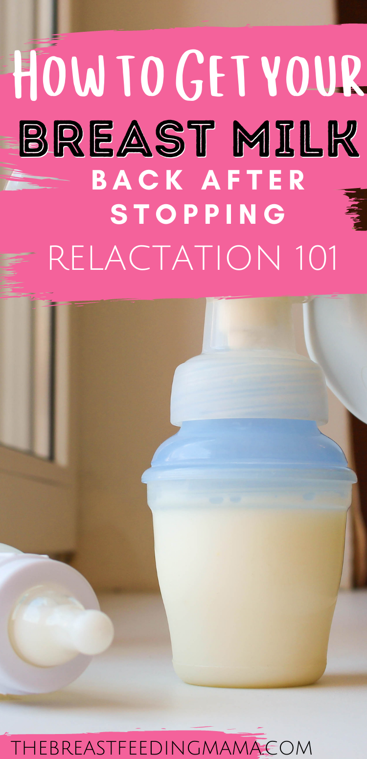 Relactation: How to get your Milk Supply back after Stopping — CODDLE