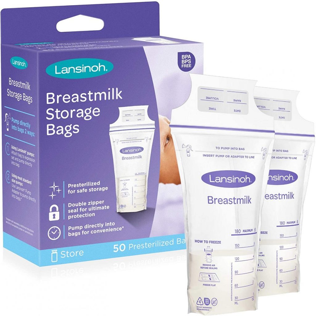 lansinoh breastmilk storage bag