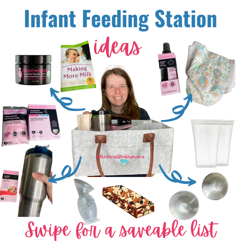 20+ Ideas for a Breastfeeding Station Basket for New Moms