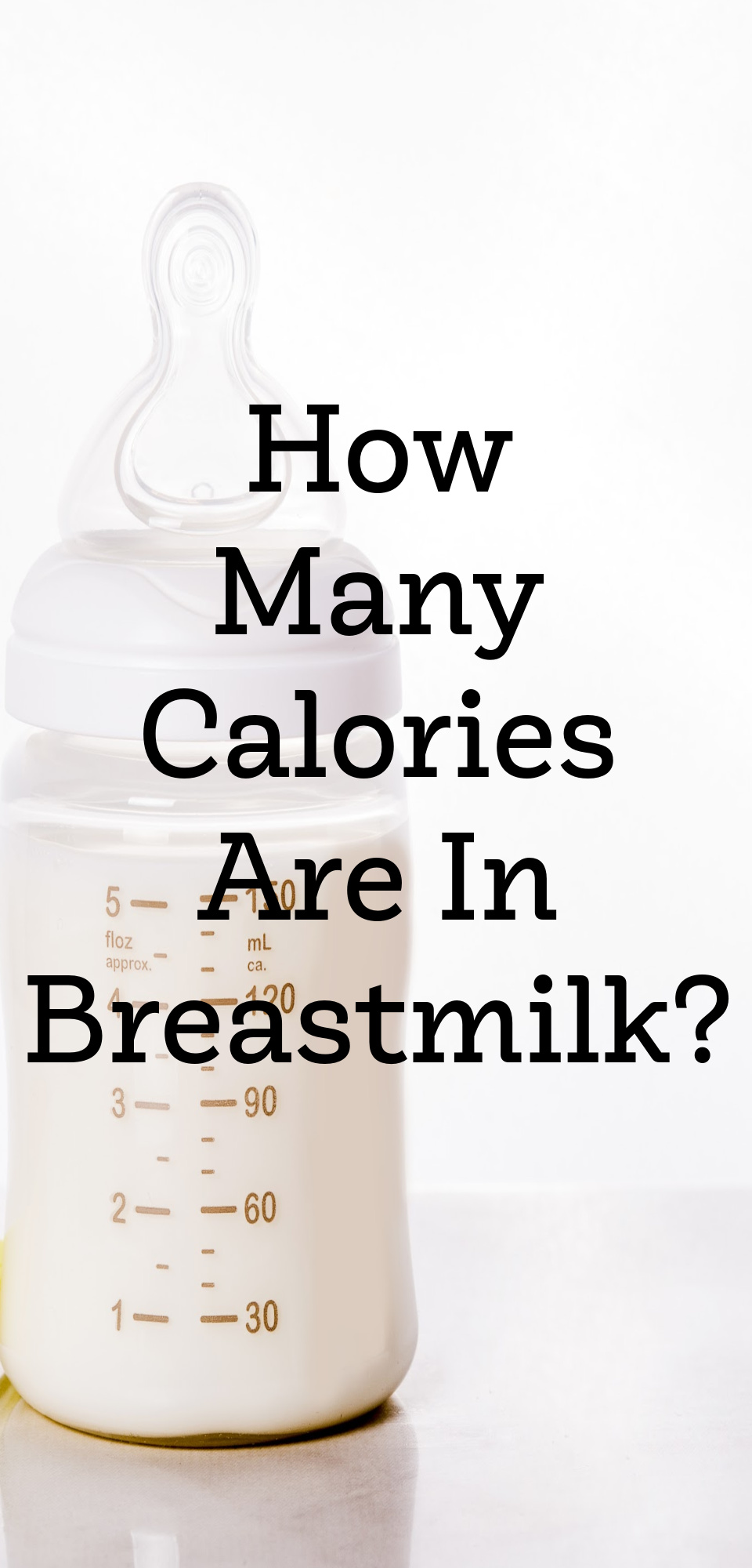 How Many Calories Are In Breastmilk?