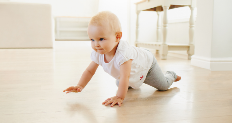 crawling baby