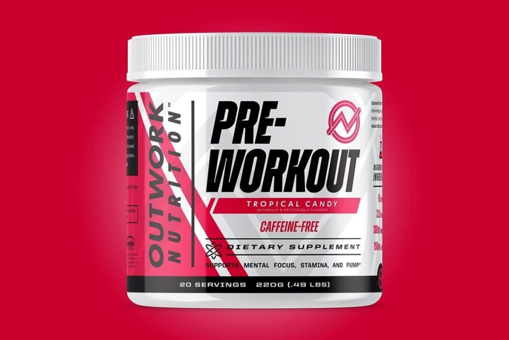 outwork nutrition caffeine-free pre-workout