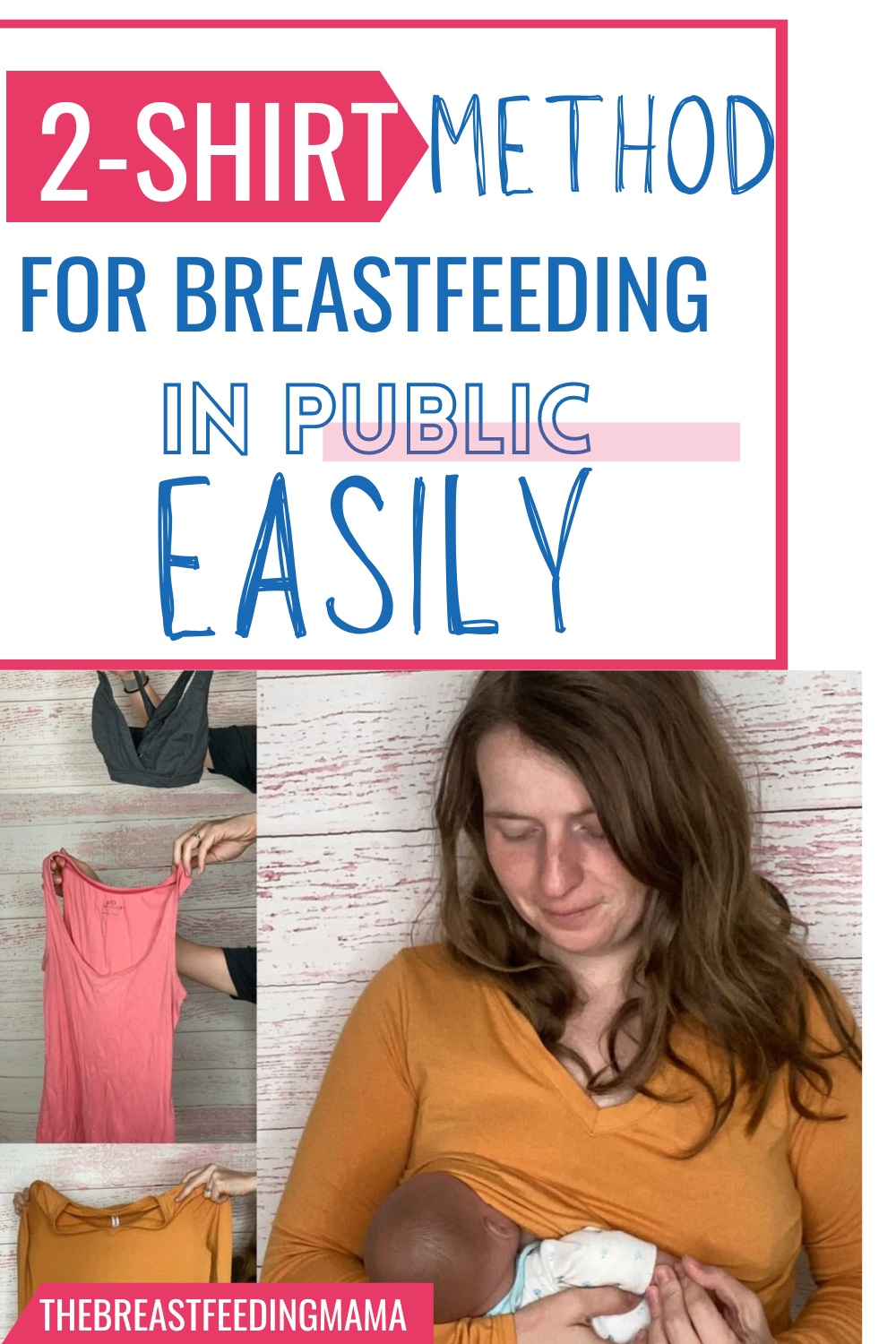 Do you feel self-conscious about nursing in public? You're not alone. Here's a two-shirt method that makes it easy to breastfeed discreetly in any situation. Nursing your baby is an important bonding experience, and this trick will make it a little easier for you. Enjoy!