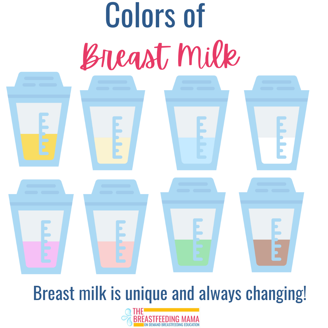 colors of breast milk