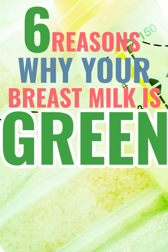 why is breast milk green