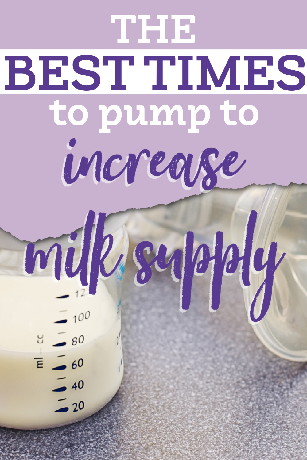 best times to pump to increase milk supply