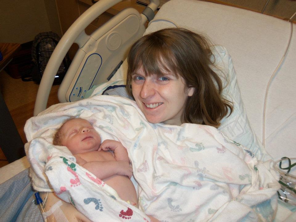 katie as a first time mom