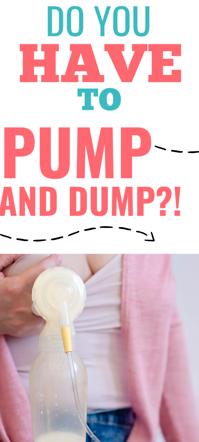 do you have to pump and dump