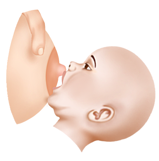 baby planting chin for breastfeeding
