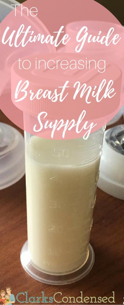 The ultimate guide to increasing breast milk supply - from a mom who struggled. Why your supply might be low, what doesn't indicate low milk supply, and ways to increase it! 