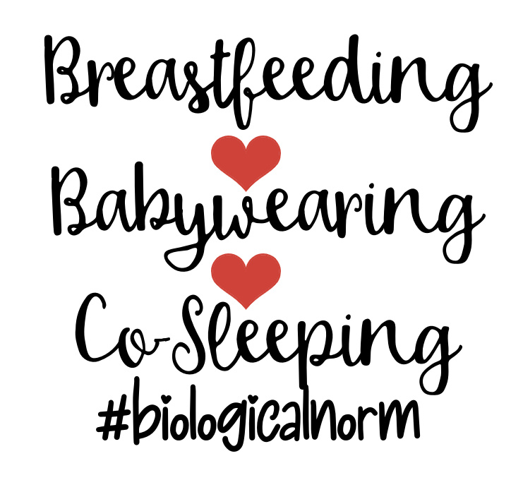 breastfeeding - babywearing - co-sleeping