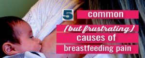 breastfeeding pain