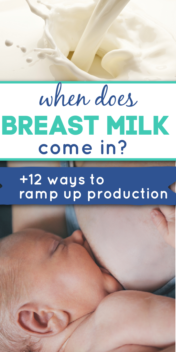 how to help milk come in faster after birth